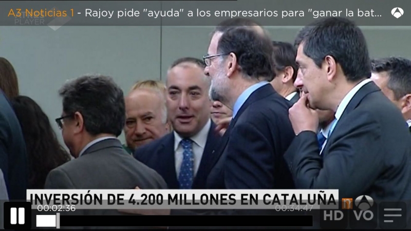 Ignacio Rubio con Mariano Rajoy en Jornadas Conectados al futuro
